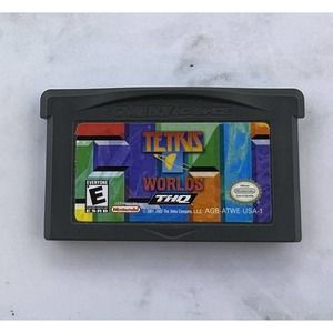 Tetris Worlds Nintendo Gameboy Advance GBA Game Tested Working Fast Ship